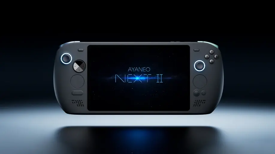 AYANEO Next 2 Live on Indiegogo: 9" OLED, 115Wh Battery, Ryzen AI Max+ 395
