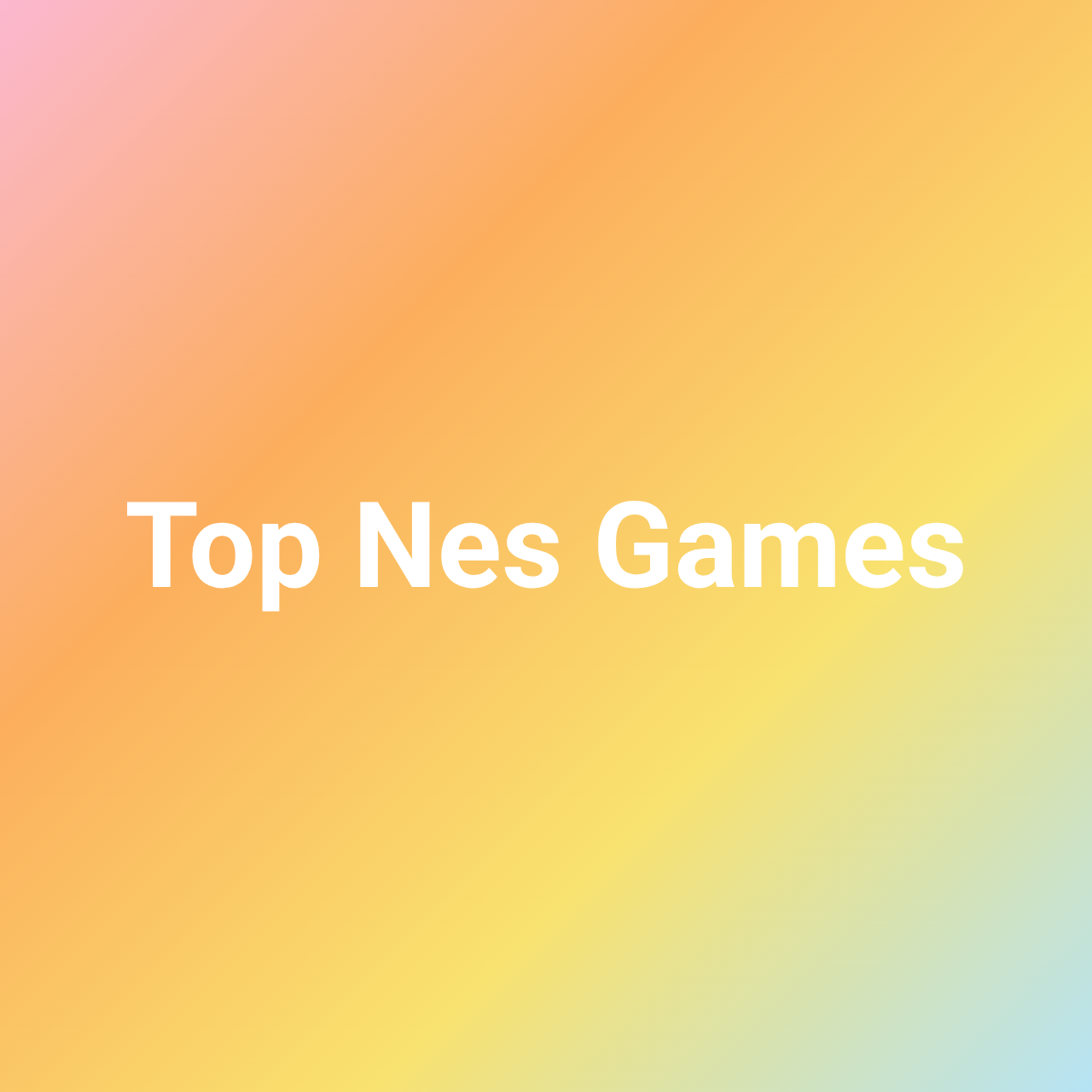 Top Nes Games