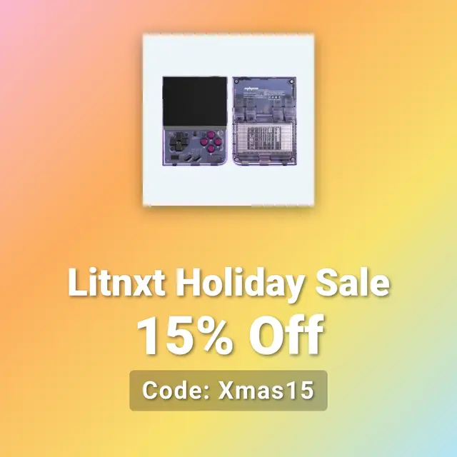 Litnxt Holiday Christmas Sale: 15% Off with Code Xmas15 on Miyoo Mini Plus, TrimUI Brick & More