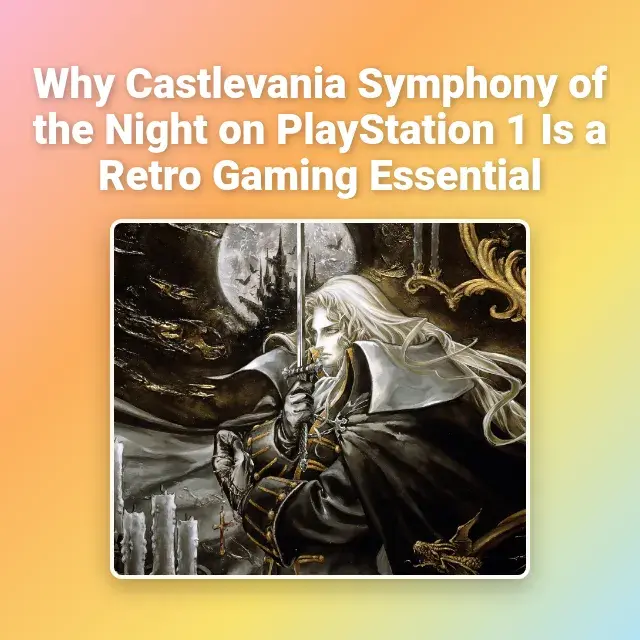 Why Castlevania Symphony of the Night on PlayStation 1 Is a Retro Gaming Essential