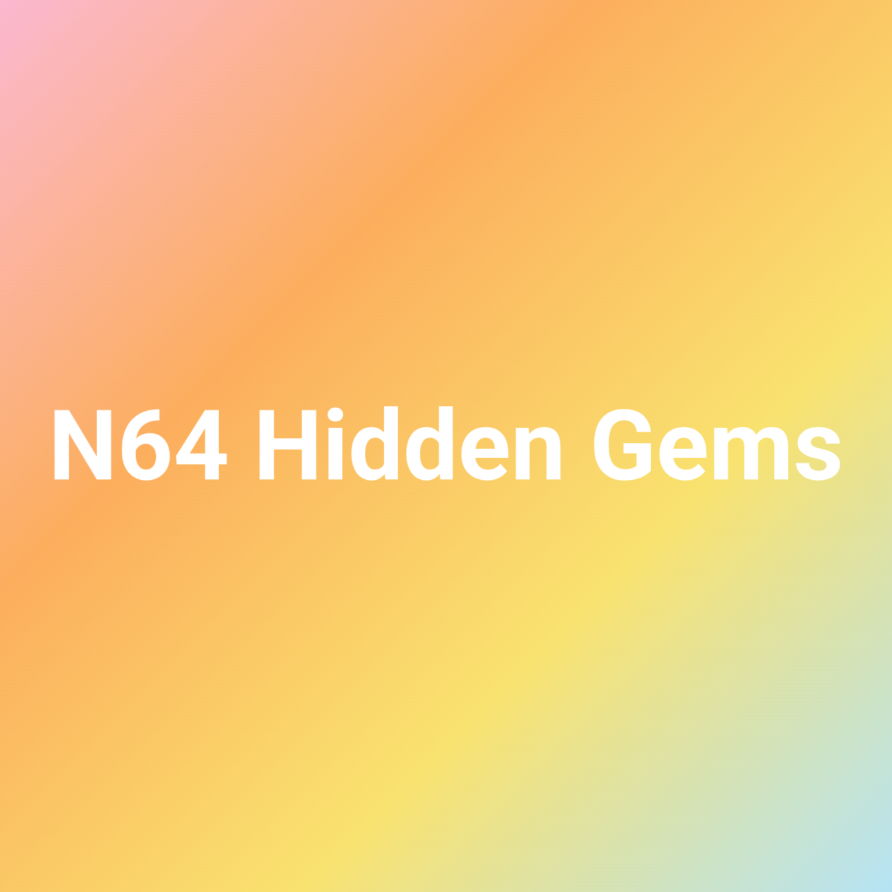 N64 Hidden Gems