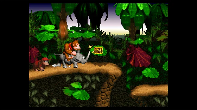 Donkey Kong Country on SNES
