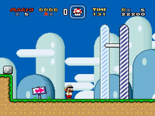 Super Mario World on SNES