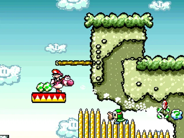 Super Mario World 2: Yoshi's Island on SNES